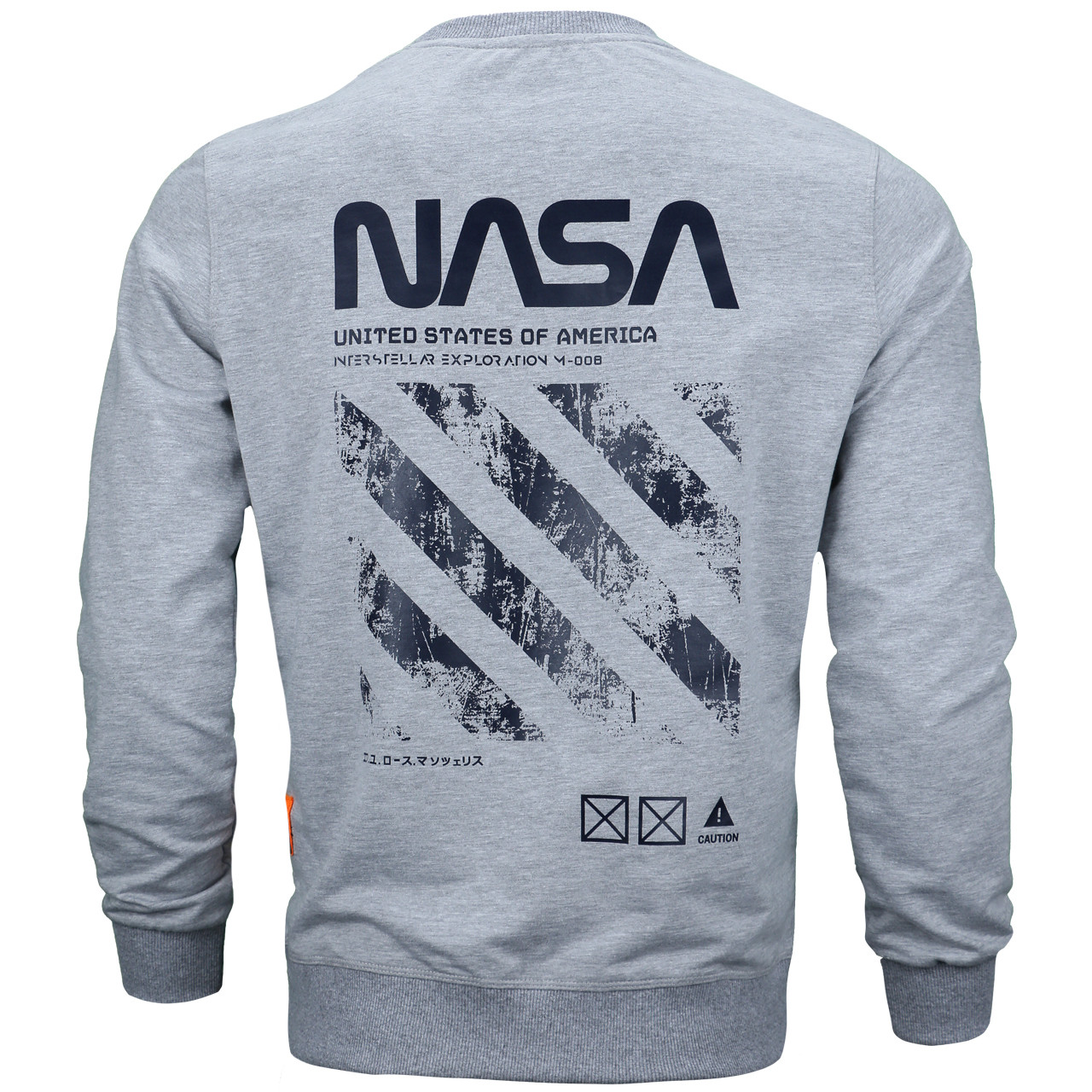 Світшот чоловічий меланж NASA #8 GRI L(Р) 21-210-002 XL
