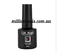 Топ без липкого шару (No sticky Top coat) от UK.Nail 8 мл.