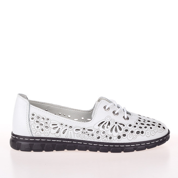 Кожаные Белые Летние Женские Туфли Allshoes — Купить Недорого на Bigl ...