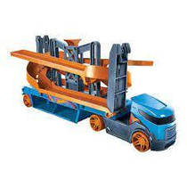 Хот Вілс Ігровий набір вантажівка транспортер "Крутий спуск" Hot Wheels GNM62. Оригінал