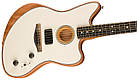 Напівакустична гітара FENDER AMERICAN ACOUSTASONIC JAZZMASTER (ARCTIC WHITE), фото 4