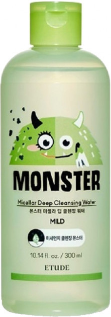 Придатний до 05.07.2023 Міцелярна вода ETUDE HOUSE Monster Micellar Cleansing Water