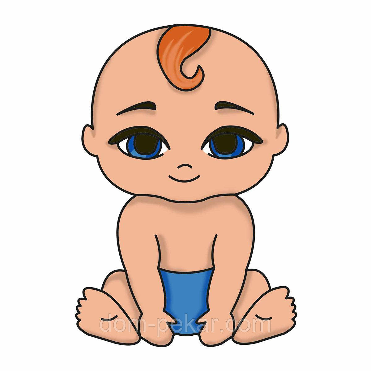 Пупсик Мальчик трафарет для пряников 9,5*6,6 см (TR-2) от интернет ...