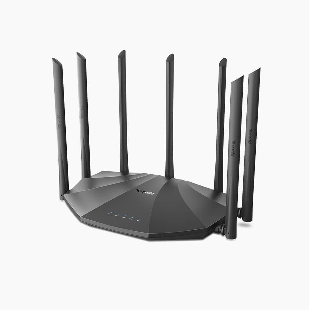 WIFI маршрутизатор TENDA AC23 чорний для дому та офісу потужний, гігабітний вай-фай, роутер AC23