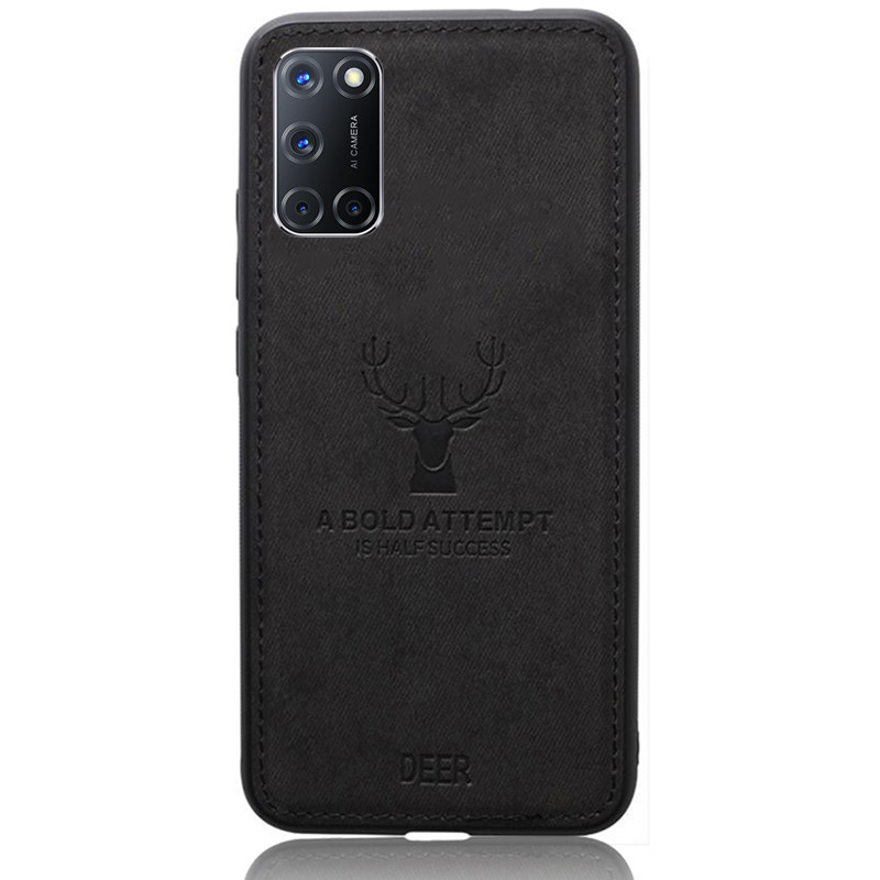 Чохол Deer Case для Oppo A52 / A72 / A92 Black, фото 1