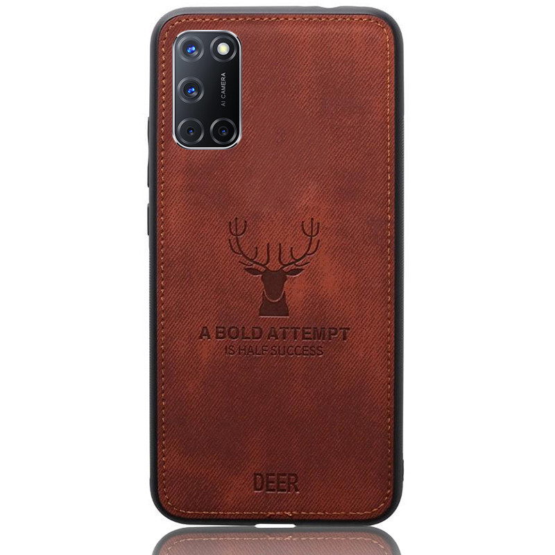 Чохол Deer Case для Oppo A52 / A72 / A92 Brown, фото 1