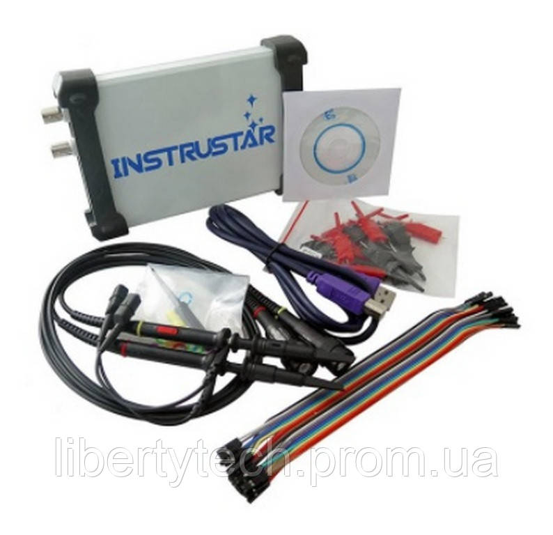 Осциллограф INSTRUSTAR ISDS205C двухканальный USB портативный логический анализатор регистратор - фото 1 - id-p1392386999