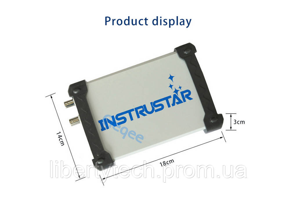 Осциллограф INSTRUSTAR ISDS205C двухканальный USB портативный логический анализатор регистратор - фото 9 - id-p1392386999