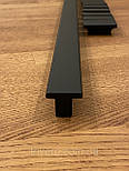 Меблева ручка довга наклдана з дерева ( Т - подібна ) ЯСЕН, фото 3