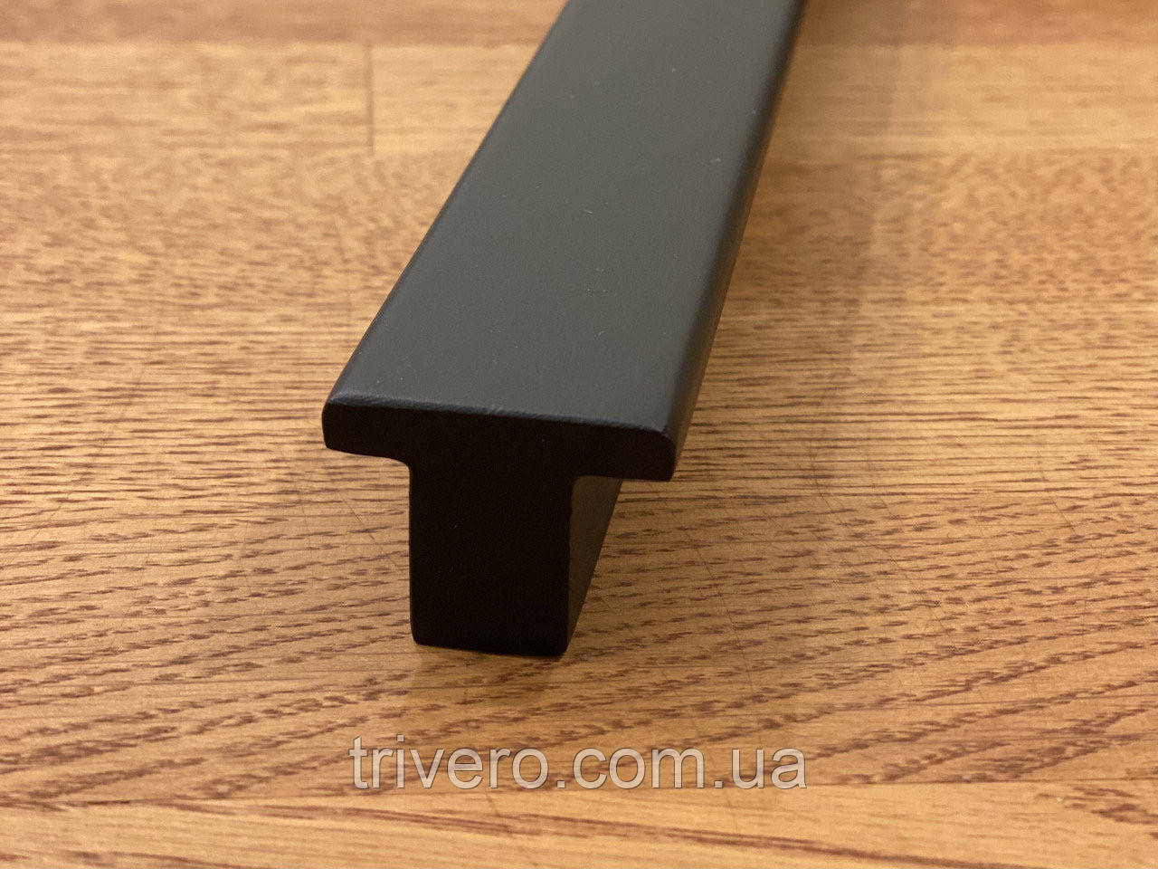 Меблева ручка довга наклдана з дерева ( Т - подібна ) ЯСЕН, фото 1