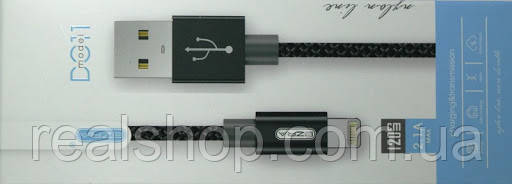 Кабель USB - Lightning EZRA DC45 1.2m White, фото 1
