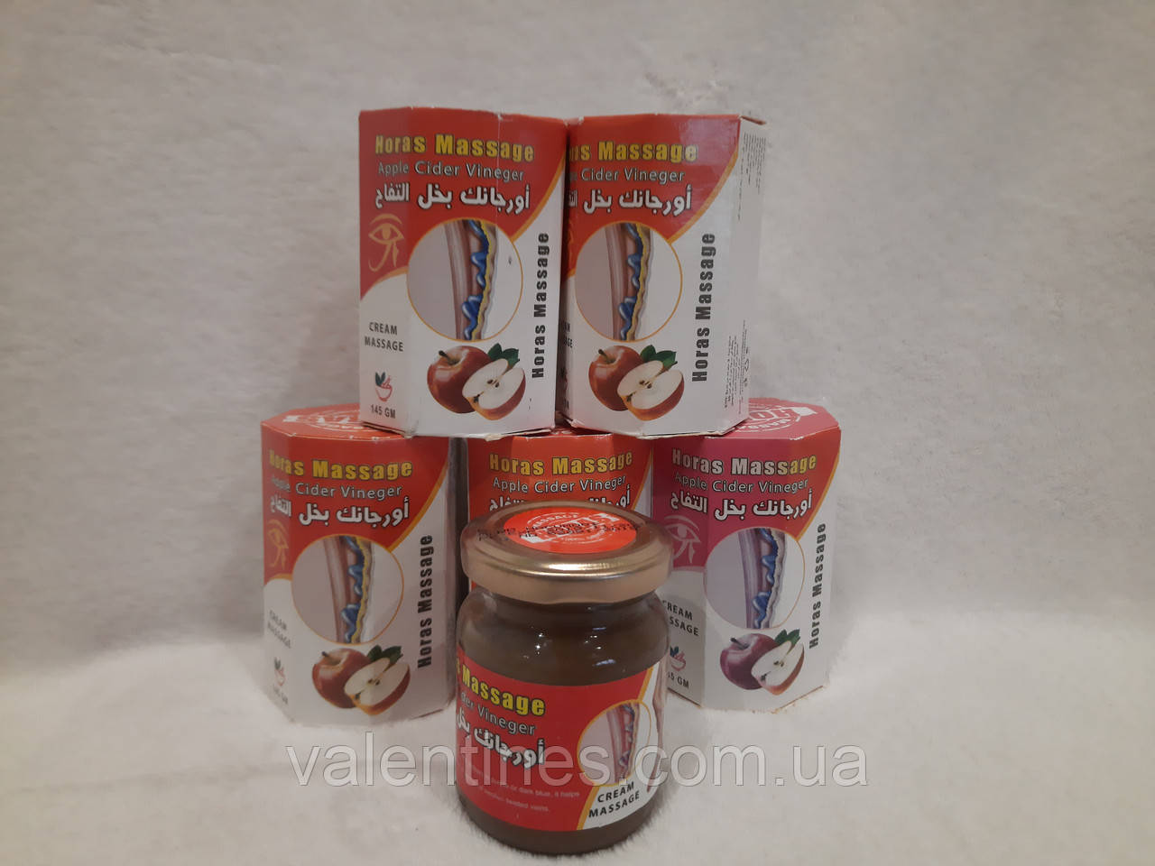 МАЗЬ для вен у разі варикозу Horas Massage appel Cider Vinegar егіпет