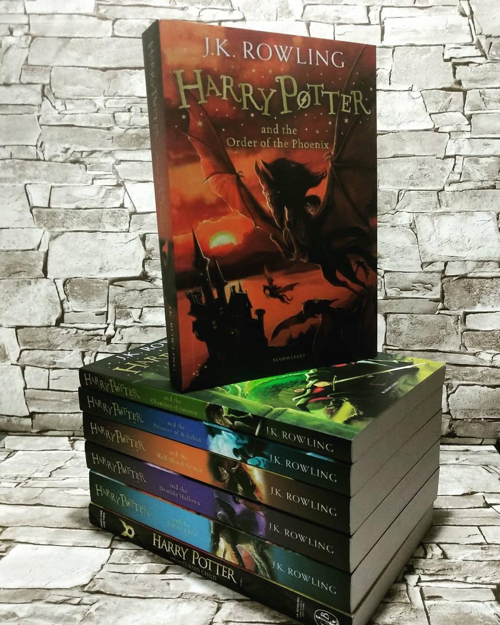 Набір книг Гаррі Поттера Джоан Роулінг, Harry Potter англійською мовою, повний набір 8 книг