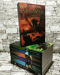 Набір 8 книг Harry Potter (Гаррі Поттер) Дж. Роулінг, англійською мовою Бестселлер На подарунок, м'яка обкладинка
