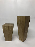 Мебельная ножка, деревянная, квадратная с прямым участком Н 100-720мм