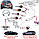 Сайлентблоки Opel Insignia 2008-2013 комплект 14шт ЗАДНЯ ПІДВІСКА, фото 3