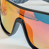 Стильні чоловічі дзеркальні окуляри маска сонцезахисні поляризовані Ted Browne, фото 4