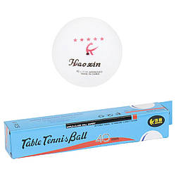 Набір м'ячів для настільного тенісу, 6 шт.