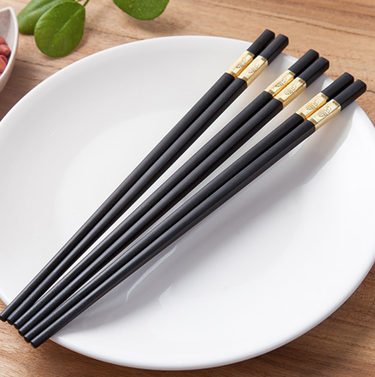 10 пар Многоразовые палочки для еды из термостойкого стекловолокна ...