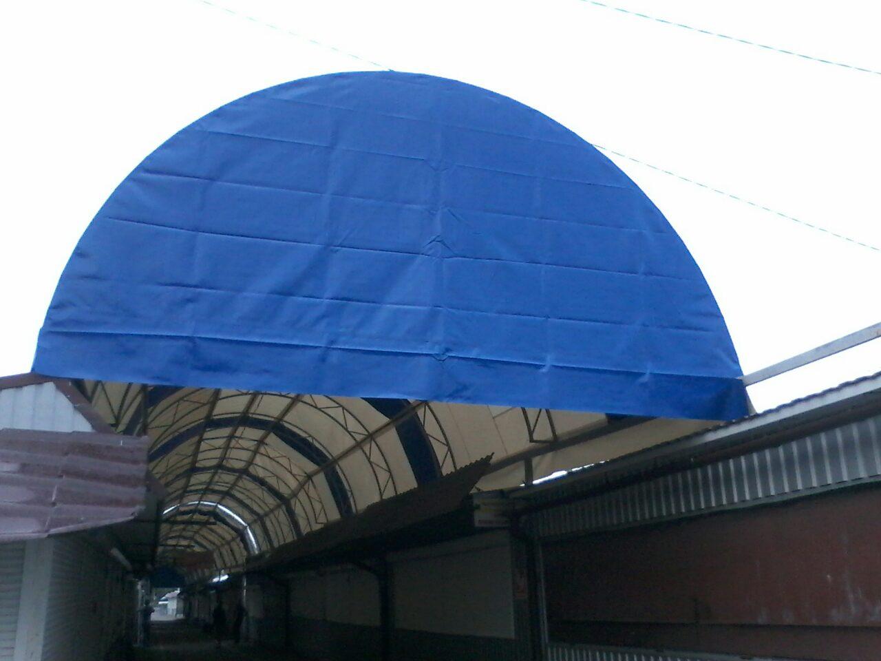 Тент для ринку та торгових майданчиків з ПВХ-тканини, фото 1
