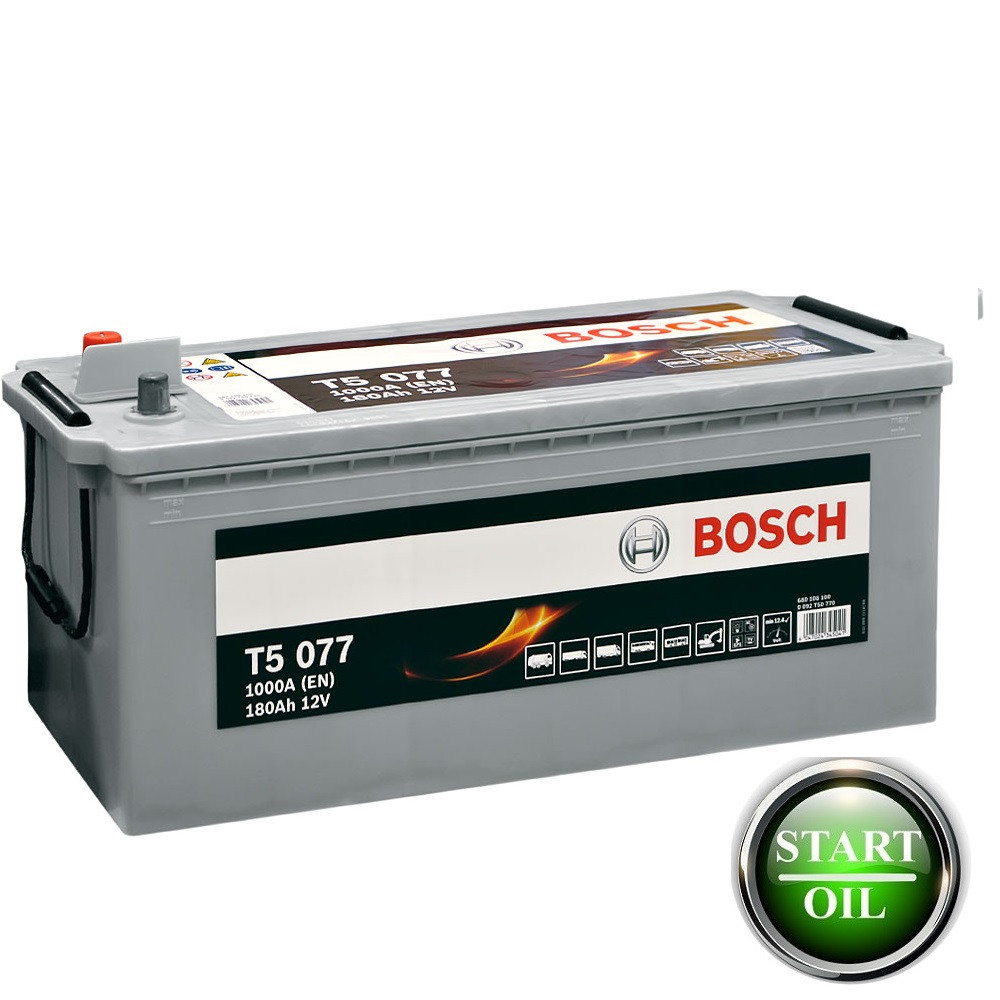 Акумулятор BOSCH 180Ah 1000A (T5 077) 0092T50770