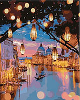 Картина по номерам BrushMe "Ночные огни Венеции" 40х50см BS24915