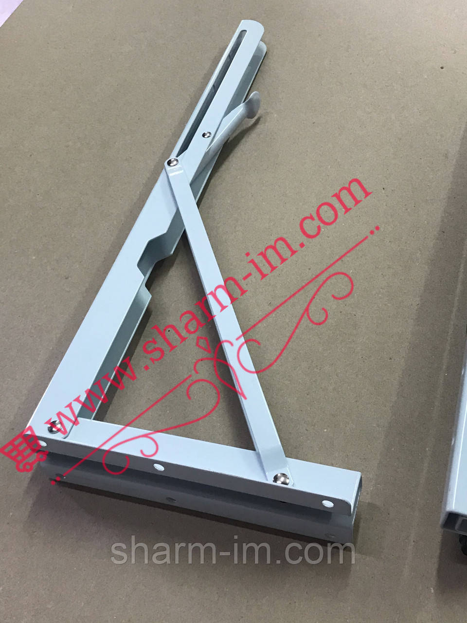 Механизм откидного стола 500х170 мм Белый - (Китай - 100 кг) Цена за Пару - фото 2 - id-p1392521499
