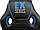 Крісло геймерське, ігрове Extreme EX Light blue Чорно-голубе, фото 3