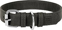 731911 Collar WauDog Eco Ошейник из экокожи серый, 46-60см/35мм