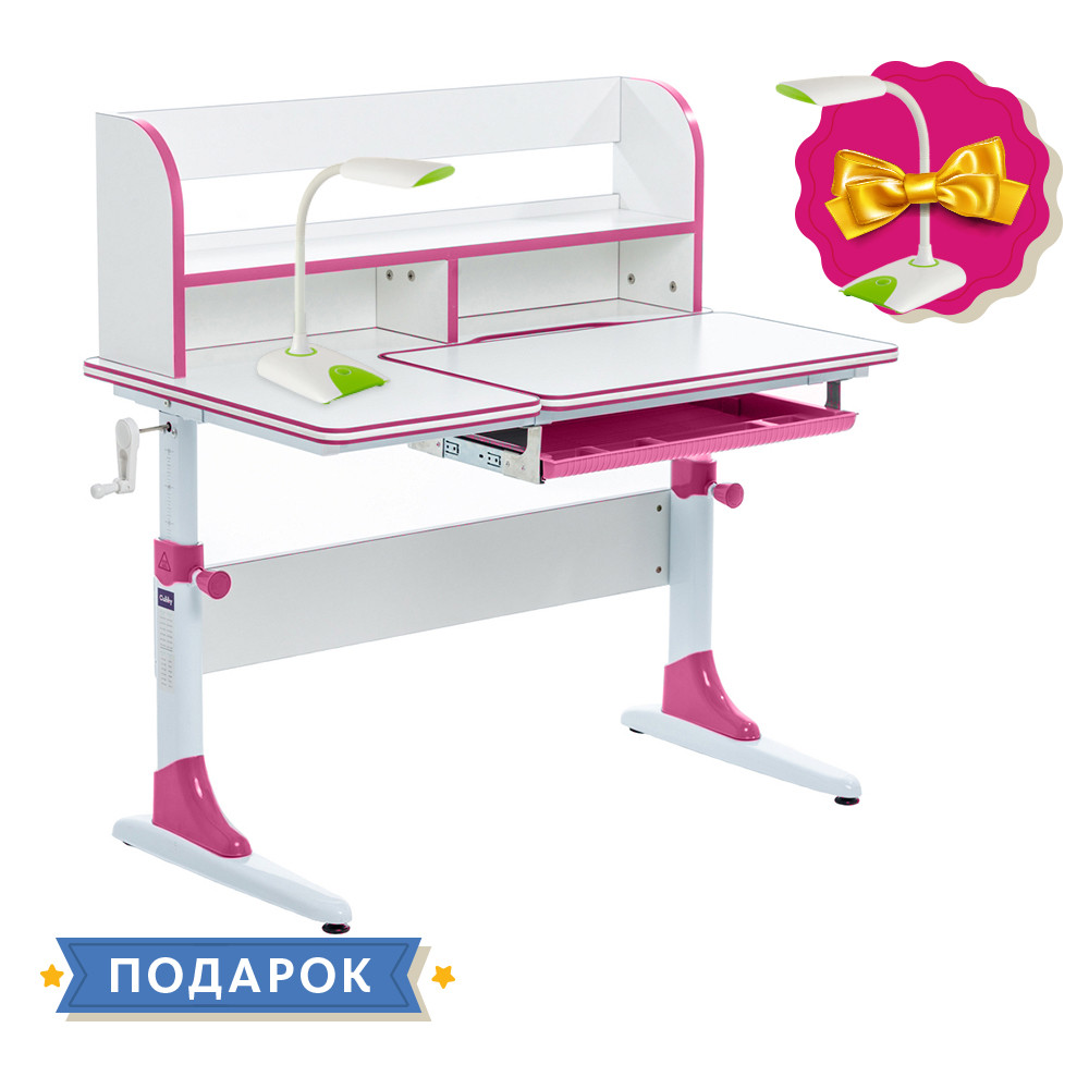 Зростаюча парта для дівчинки Cubby Nerine Pink
