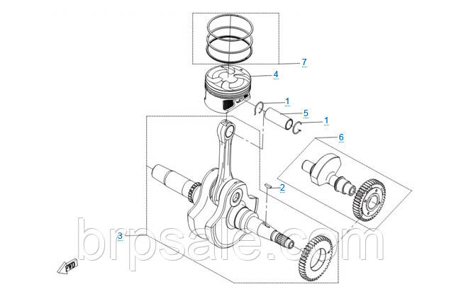 Стопорне кільце CFMoto CIRCLIP, PISTON PIN
