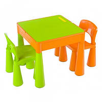 Комплект Tega MAMUT стіл + 2 стільці MT-001 899 green/orange