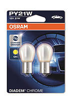 Автолампи Osram Diadem Chrome PY21W (комплект 2 шт.) 7507DC