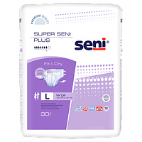 Підгузники для дорослих Super Seni сені супер Plus Large 30 шт (100-150 см)