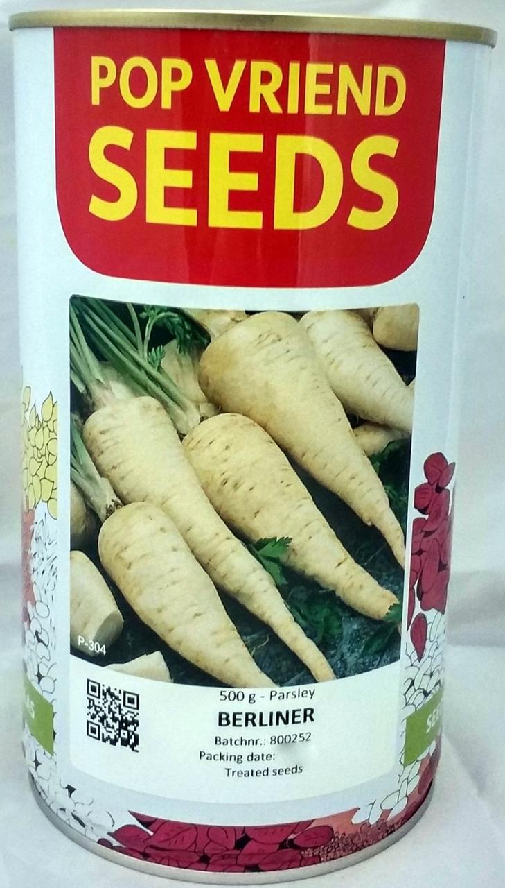Насіння петрушки Берлінія 500г банка Pop Vriend Seeds