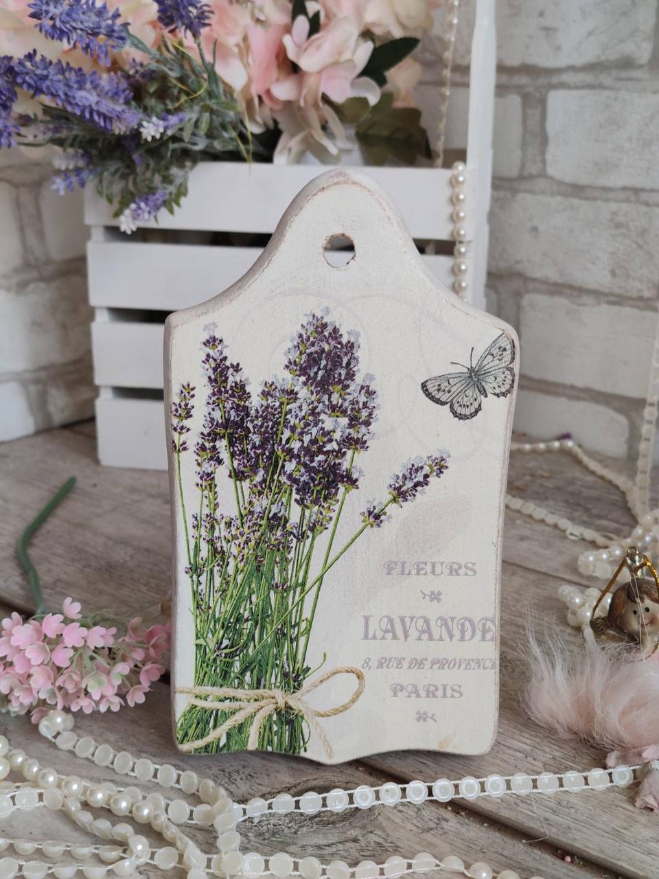 Дошка кухонна із дерева,  для декору, Н -22см, великодній декор, фото 1