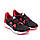 Чоловічі кросівки літні сітка Шкіряні літні кросівки New Balance Black Red (реплика), фото 4