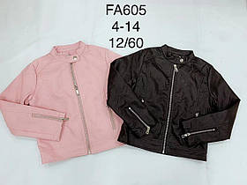 Куртка кожзам для дівчат, F&D, 10 років, № FA605