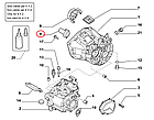Сальник первинного вала КПП на Fiat Ducato 244, Peugeot Boxer, Citroen Jumper (02-06) 2.2/2.3/2.8, 9402105519, фото 6