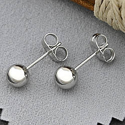 Сережки Xuping 30861 розмір 6х6 мм вага 2.0 г позолота Біле Золото