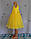 Святкова дитяча жовта сукня з бантом і мереживом, розмір 116, фото 3