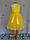 Святкова дитяча жовта сукня з бантом і мереживом, розмір 116, фото 4