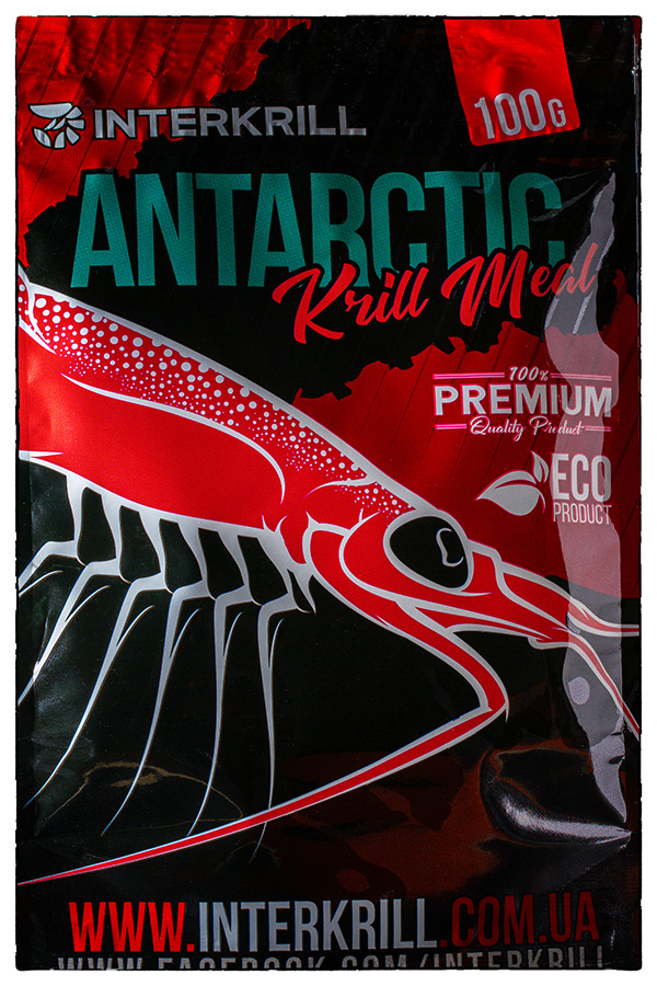 Крильове борошно Antarctic Krill Meal INTERKRILL 100g, фото 1