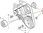 Ремінь генератора на Fiat Ducato 244, Peugeot Boxer, Citroen Jumper (2002-2006) 2.8, 504171190, 128065, фото 5