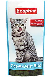 Ласощі Beaphar Cat-A-Dent Bits (Біфар подушечки для котів для чищення зубів ) 35г.