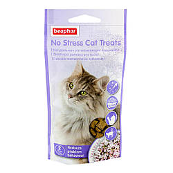 Ласощі Beaphar No Stress Cat Treats (Біфар подушечки для котів для зняття стресу) 35г.