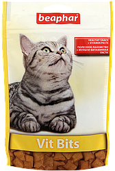 Ласощі Beaphar Vit-Bits (Біфар подушечки для котів з мультивітамінною пастою) 35г.