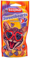 Ласощі Beaphar Sweethearts (Біфар сердечка для котів з вітамінами) 150шт.