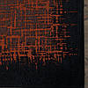 Сучасний  безворсовий килим VISTA 131305 03-black-copper, фото 5