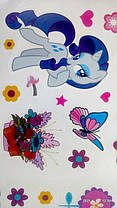Наклейка в дитячу MY LITTLE PONY "мий маленький поні" (лист 30*60 см) поняшки, наклейки в детсад, фото 5